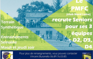 Saison 2020/2021 : recrutement seniors