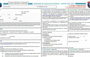 Campagne licences 2021/2022