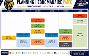 Planning Saison 2026-2027