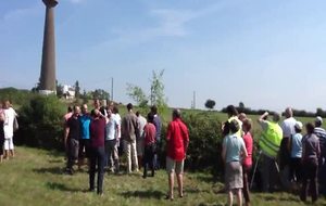 Démolition du château d'eau de Petit Mars